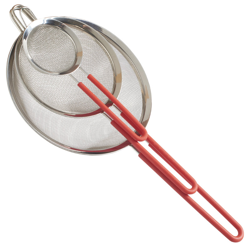 VonShef 3 Piece Stainless Steel Food Strainer Set Wayfair.co.uk